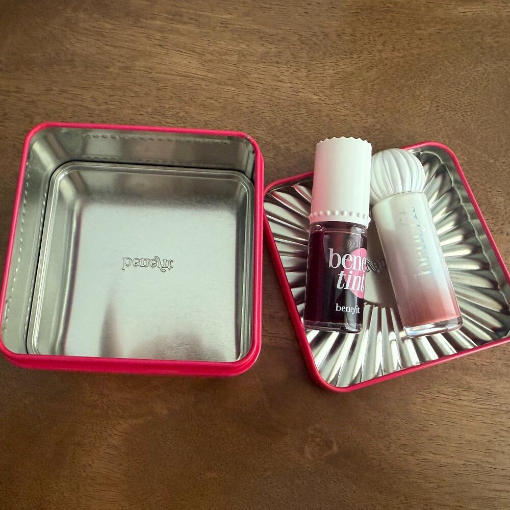 Benefit Cosmetics Lip Tint Set - Benetint + Splashtint in Skinny Dip